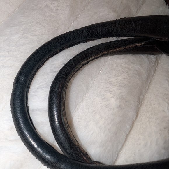 Prada Brown Vitello Daino Leather Medium Bauletto Logo Bag - Picture 6 of 14